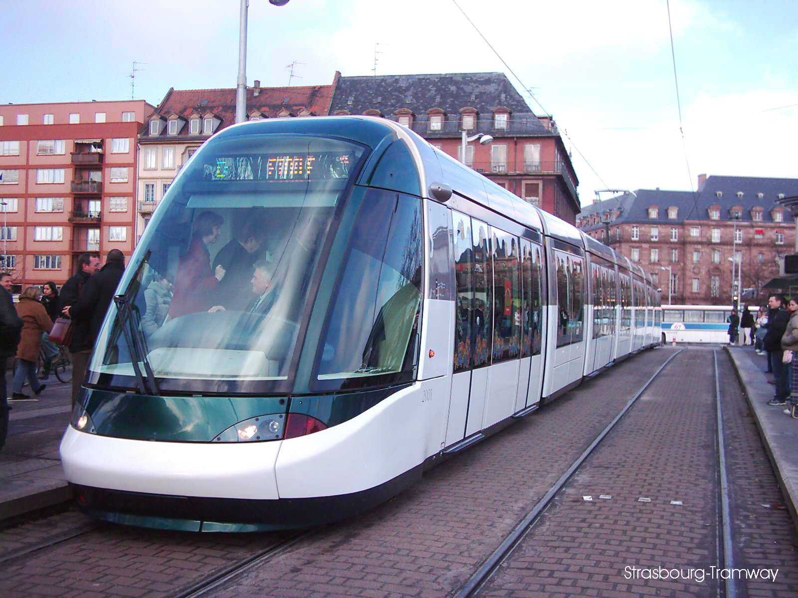 Le tram aujourd'hui.
