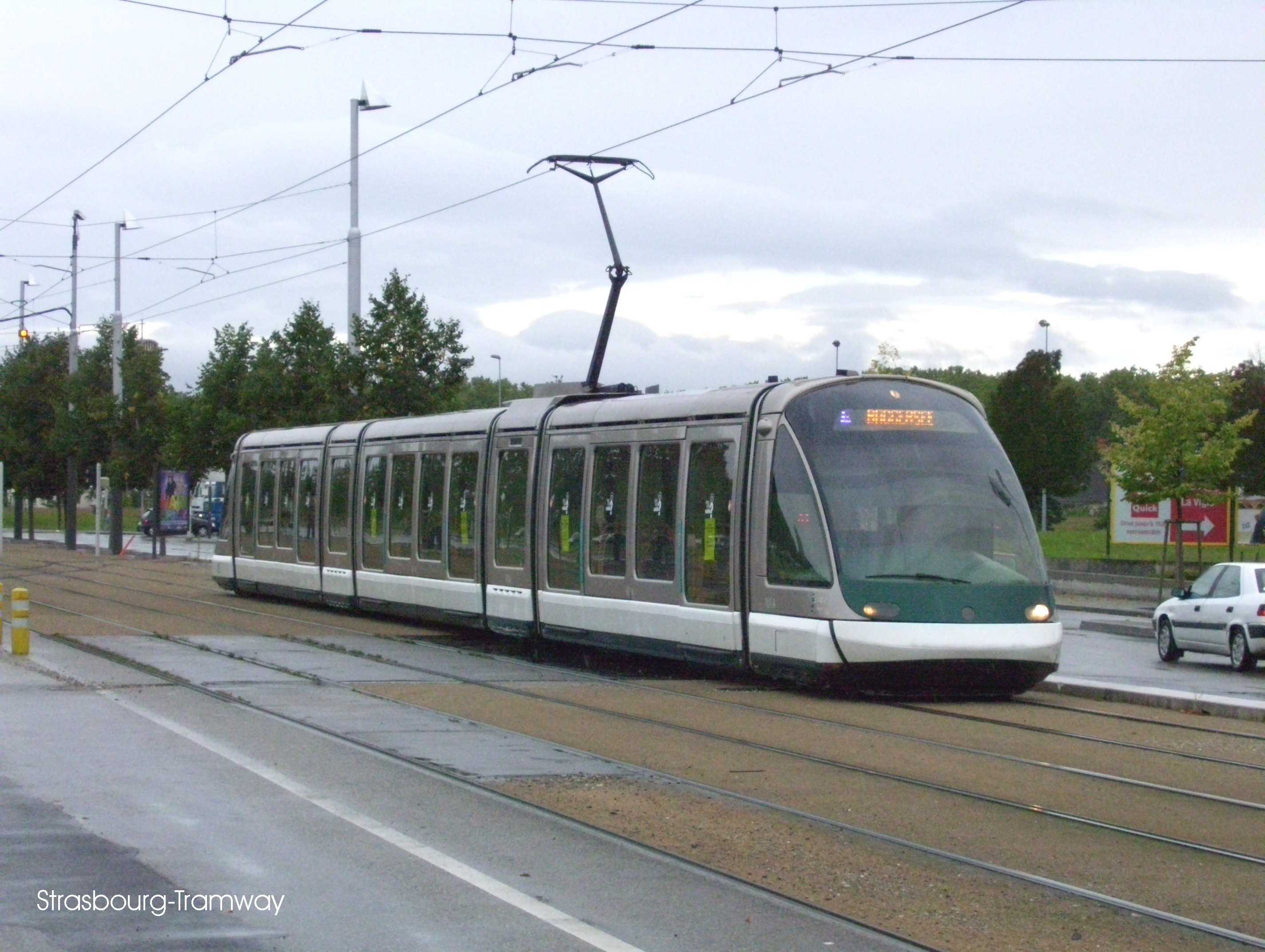 Le tram aujourd'hui.